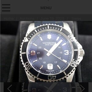 Swiss Made Victorinox Watch with a Six Slot Watch Storage Box